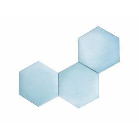 Čalouněný panel Hexagon - baby blue , MIRAS